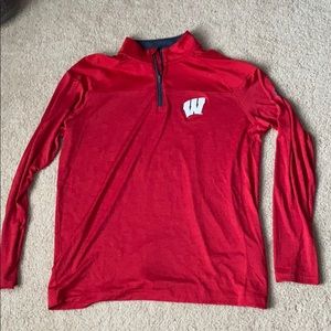 Wisconson Under armor 1/4 zip